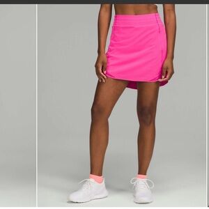 Lululemon Hotty Hot skort skirt sz 12 Sonic Pink